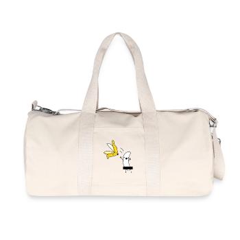 Nackte Banane - Recycelte Canvas-Sporttasche von Stanley/Stella - Naturweiß - Vorne