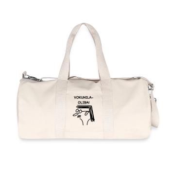 VokuHilaOliba 80er - Recycelte Canvas-Sporttasche von Stanley/Stella - Naturweiß - Vorne