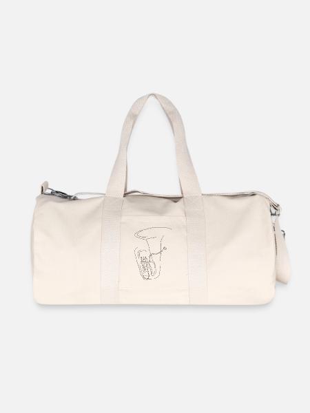 Tuba - Recycelte Canvas-Sporttasche von Stanley/Stella - Naturweiß