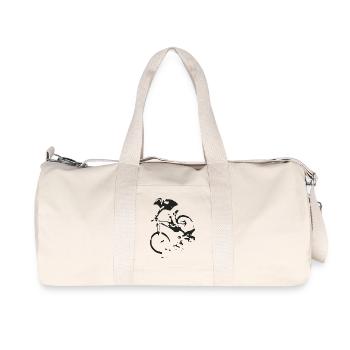 Parcours VTT - Sac de sport en toile recyclée Stanley/Stella - blanc naturel - Devant