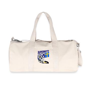 Supermoto Racing - Supermotard - Sac de sport en toile recyclée Stanley/Stella - blanc naturel - Devant