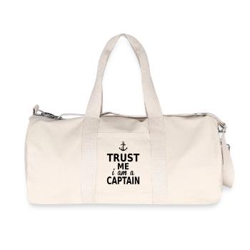 trust me i am a captain - Sac de sport en toile recyclée Stanley/Stella - blanc naturel - Devant
