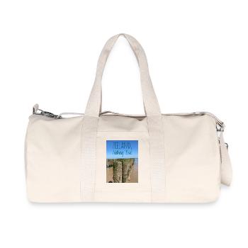 Zeeland Statements on the beach - Recycled Canvas Sports Bag by Stanley/Stella - natural - Front