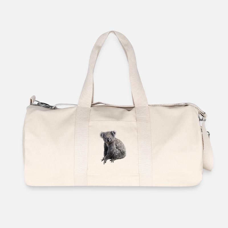 Koala - Recycelte Canvas-Sporttasche von Stanley/Stella - Naturweiß