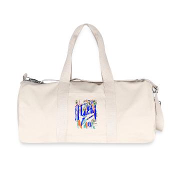 Street Art - Recycled Canvas Sports Bag by Stanley/Stella - natural - Front