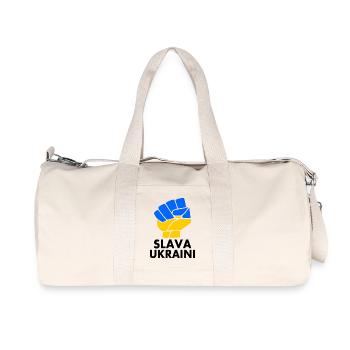 Ukraine - Recycled Canvas Sports Bag by Stanley/Stella - natural - Front