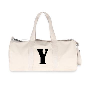 Y - Recycled Canvas Sports Bag by Stanley/Stella - natural - Front