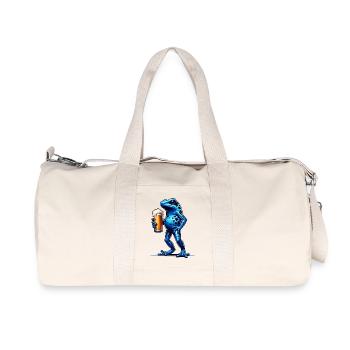 Arrow poison frog frog beer - Recycled Canvas Sports Bag by Stanley/Stella - natural - Front