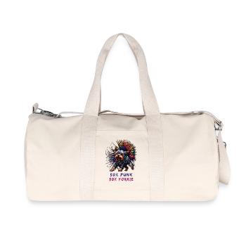 Yorkshire Terrier Punk - Recycled Canvas Sports Bag by Stanley/Stella - natural - Front
