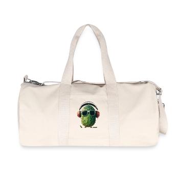 Cool Grooving Cactus avec casque Summer Vibes - Sac de sport en toile recyclée Stanley/Stella - blanc naturel - Devant