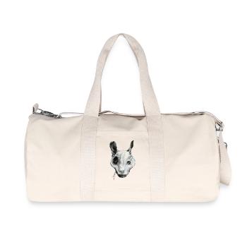 DIE GEISTERKATZE - Recycelte Canvas-Sporttasche von Stanley/Stella - Naturweiß - Vorne