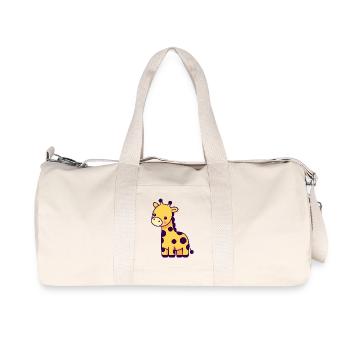 Girafe - Sac de sport en toile recyclée Stanley/Stella - blanc naturel - Devant