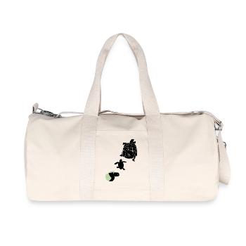 Turtle - Recycled Canvas Sports Bag by Stanley/Stella - natural - Front