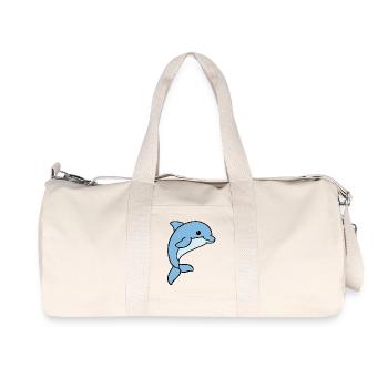 Dolphin - Recycled Canvas Sports Bag by Stanley/Stella - natural - Front