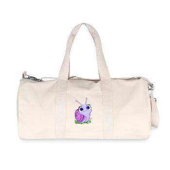 Bébé escargot - Sac de sport en toile recyclée Stanley/Stella - blanc naturel - Devant