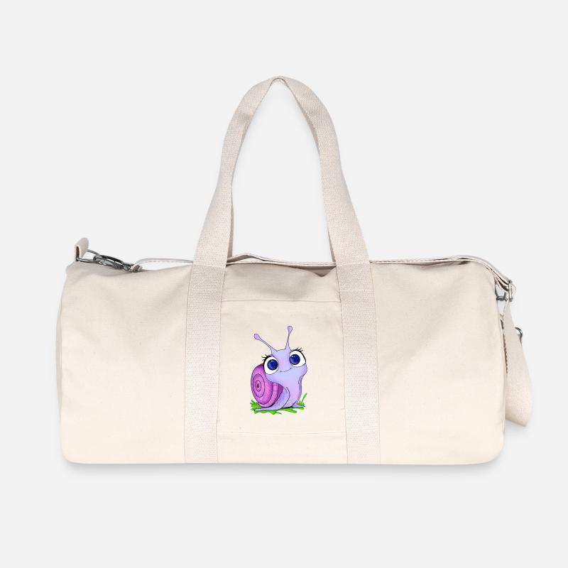 Babyschnecke - Recycelte Canvas-Sporttasche von Stanley/Stella - Naturweiß