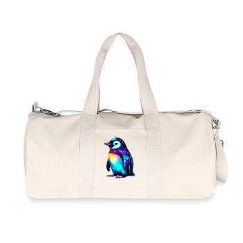 Penguin - Recycled Canvas Sports Bag by Stanley/Stella - natural - Front