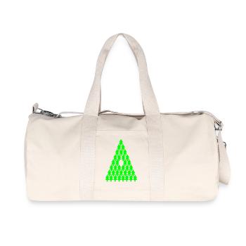 Arbre de Noël Arbres de Noël - Sac de sport en toile recyclée Stanley/Stella - blanc naturel - Devant
