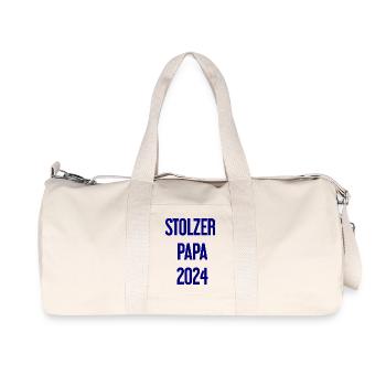 Proud Dad 2024 – for new fathers - Recycled Canvas Sports Bag by Stanley/Stella - natural - Front