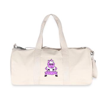 mouton fille femme femme jolie fatiguée jupe de danse - Sac de sport en toile recyclée Stanley/Stella - blanc naturel - Devant