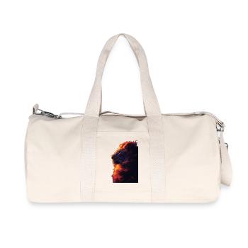 Lion - Recycled Canvas Sports Bag by Stanley/Stella - natural - Front