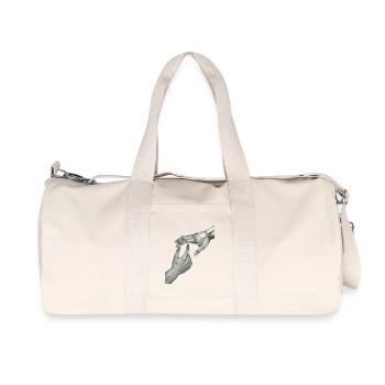 Hands - Recycled Canvas Sports Bag by Stanley/Stella - natural - Front