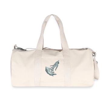 Hands - Recycled Canvas Sports Bag by Stanley/Stella - natural - Front