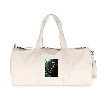 Sci Fi Warrior4 - Recycled Canvas Sports Bag by Stanley/Stella - natural - Front
