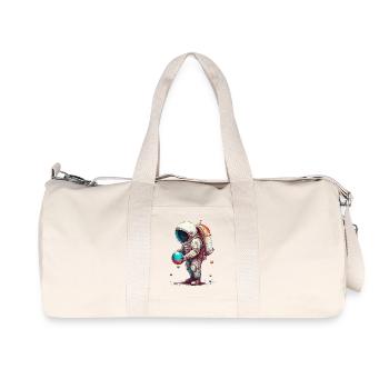 Ostern Osterhase Ostern Ostern Sonntag Osterei Frühling - Recycelte Canvas-Sporttasche von Stanley/Stella - Naturweiß - Vorne