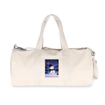 Built with Love - Recycled Canvas Sports Bag by Stanley/Stella - natural - Front