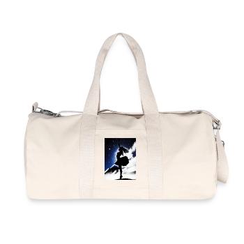 SWS GIRL IN SPACE - Recycelte Canvas-Sporttasche von Stanley/Stella - Naturweiß - Vorne