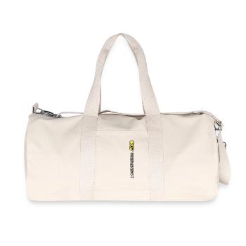 Love Ride Design Bike Cycling Gift - Recycled Canvas Sports Bag by Stanley/Stella - natural - Front