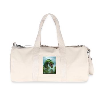 Taniwha, Māori water guardian from New Zealand - Recycled Canvas Sports Bag by Stanley/Stella - natural - Front