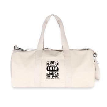 1956 Original 1956 Vintage Vintage Retro anniversa - Recycled Canvas Sports Bag by Stanley/Stella - natural - Front