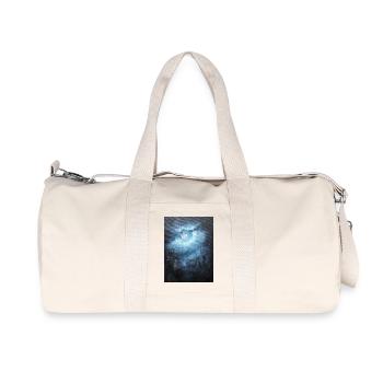 Mystical Moonlit Night Scene - Recycled Canvas Sports Bag by Stanley/Stella - natural - Front