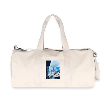 Architecture of the Cathedral in the Old Town - Recycled Canvas Sports Bag by Stanley/Stella - natural - Front