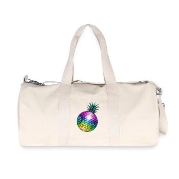 Pineapple Disco - Recycled Canvas Sports Bag by Stanley/Stella - natural - Front