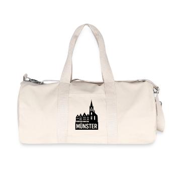 Ville universitaire de Münster - Sac de sport en toile recyclée Stanley/Stella - blanc naturel - Devant