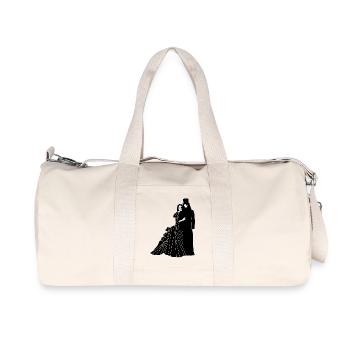 Couple vintage et gothique - Sac de sport en toile recyclée Stanley/Stella - blanc naturel - Devant