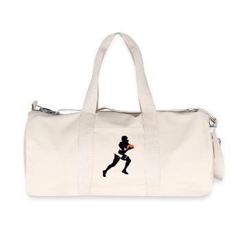 Fille de football - Sac de sport en toile recyclée Stanley/Stella - blanc naturel - Devant