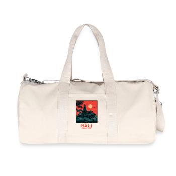 Île des Dieux de Bali - Sac de sport en toile recyclée Stanley/Stella - blanc naturel - Devant