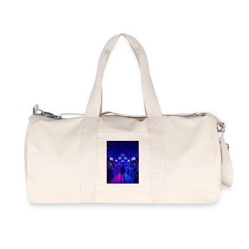 Insert Coin Arcade Love – Rétro 80s Gaming - Sac de sport en toile recyclée Stanley/Stella - blanc naturel - Devant