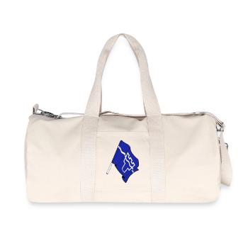 Flag of Tyne and Wear - Recycled Canvas Sports Bag by Stanley/Stella - natural - Front