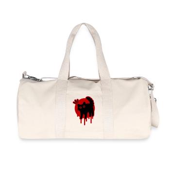 Chat Chat - Sac de sport en toile recyclée Stanley/Stella - blanc naturel - Devant