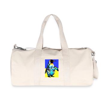 pingouin - Sac de sport en toile recyclée Stanley/Stella - blanc naturel - Devant