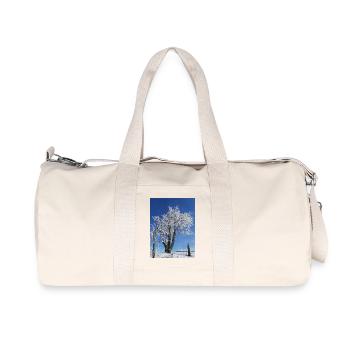Eisige Kälte - Recycelte Canvas-Sporttasche von Stanley/Stella - Naturweiß - Vorne
