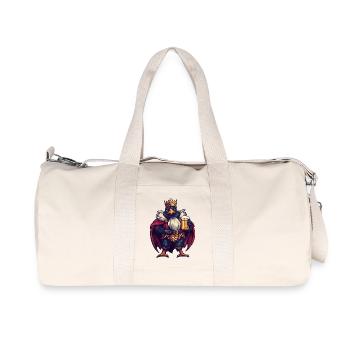 Adler Bier König - Recycelte Canvas-Sporttasche von Stanley/Stella - Naturweiß - Vorne