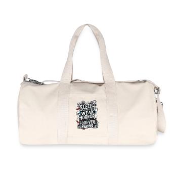Sleep Is for the Weak Horror Forever - Recycled Canvas Sports Bag by Stanley/Stella - natural - Front