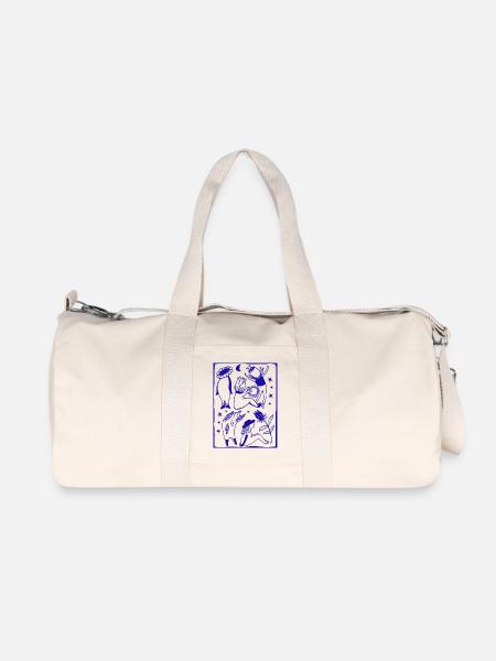 Figures de danse au clair de lune dans la forêt étoilée - Sac de sport en toile recyclée Stanley/Stella - blanc naturel