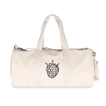 Silhouette Framboise - Sac de sport en toile recyclée Stanley/Stella - blanc naturel - Devant